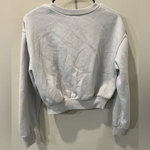 Crop crew neck